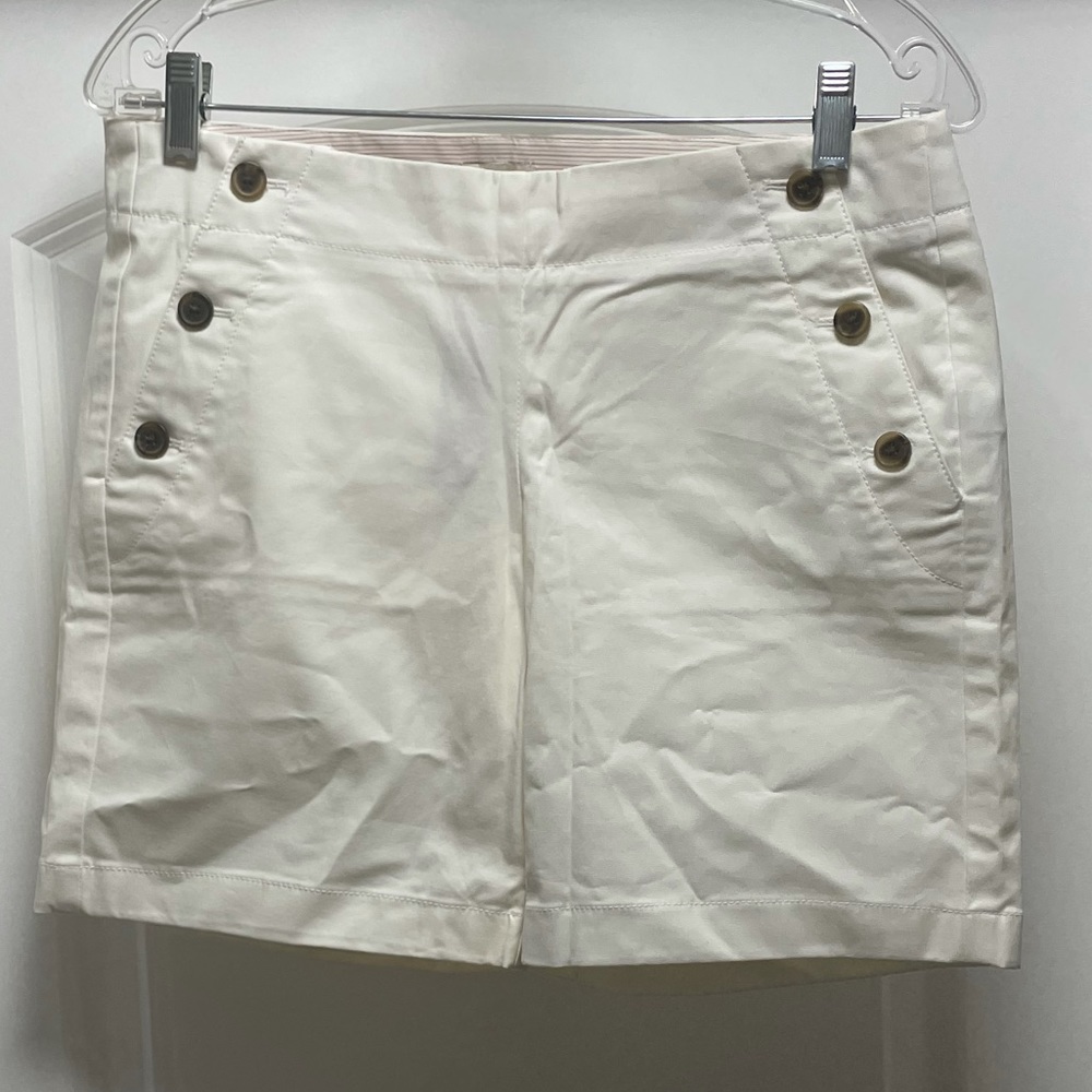 J crew women’s white shorts. NWT